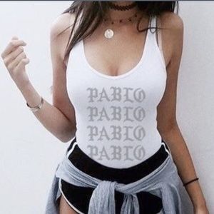 Yeezy style PABLO leotard 😎